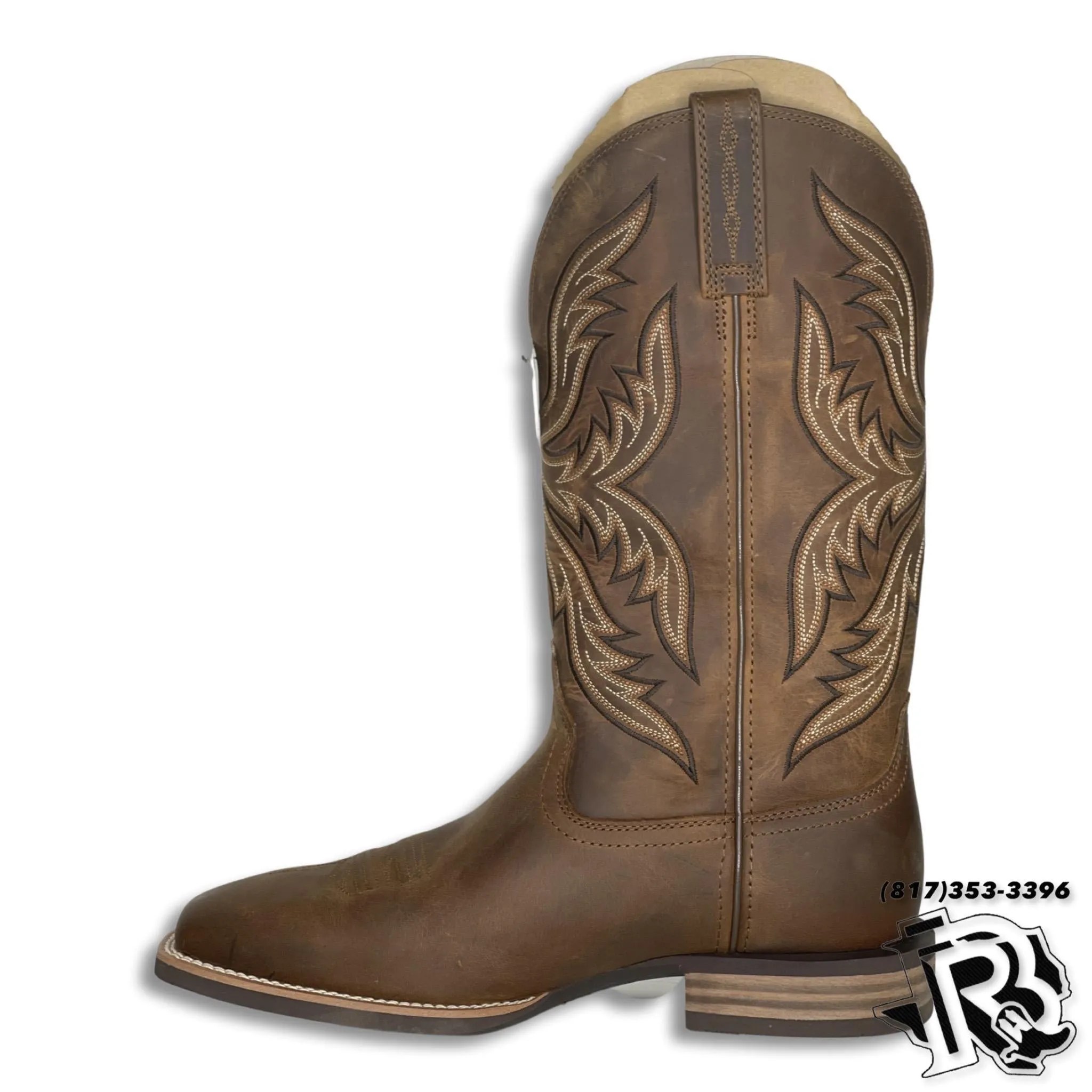 “ EVERLITE FAST TIME” | MEN ARIAT WESTERN BOOTS BROWN