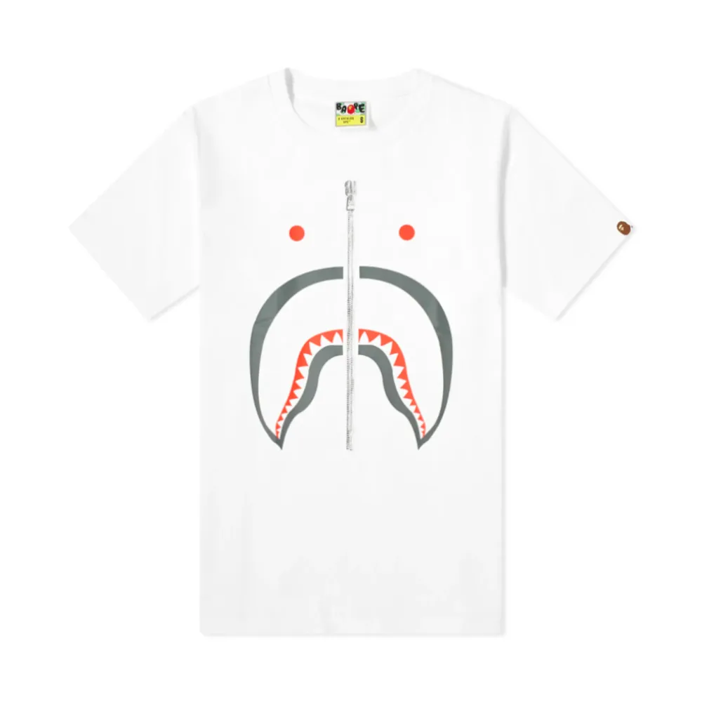 A Bathing Ape Shark T-Shirt White