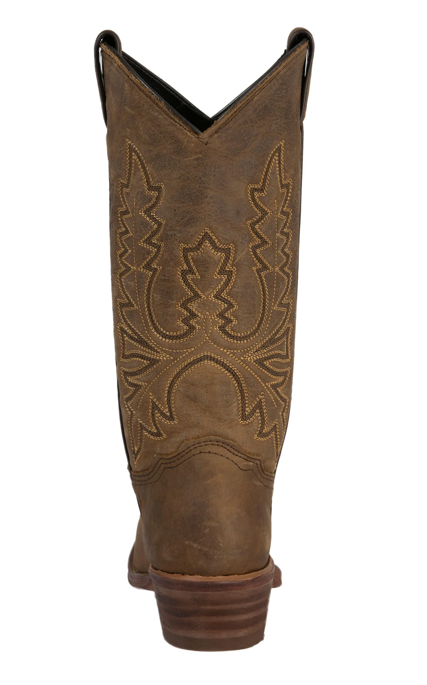 Abilene Women's Olive Brown Vintage Punchy Toe Cowboy Boots