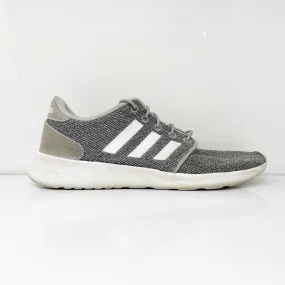 Adidas Womens Cloudfoam QT Racer FX3427 Gray Running Shoes Sneakers Size 8