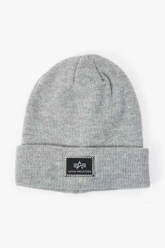 Alpha Industries beanie X-Fit Beanie gray color