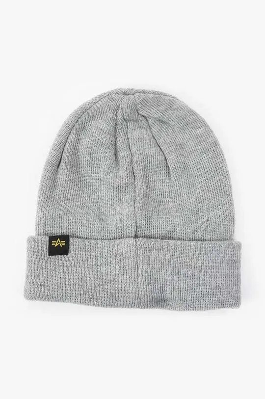 Alpha Industries beanie X-Fit Beanie gray color