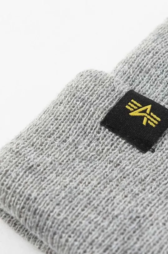 Alpha Industries beanie X-Fit Beanie gray color