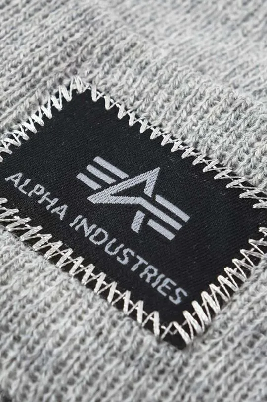 Alpha Industries beanie X-Fit Beanie gray color