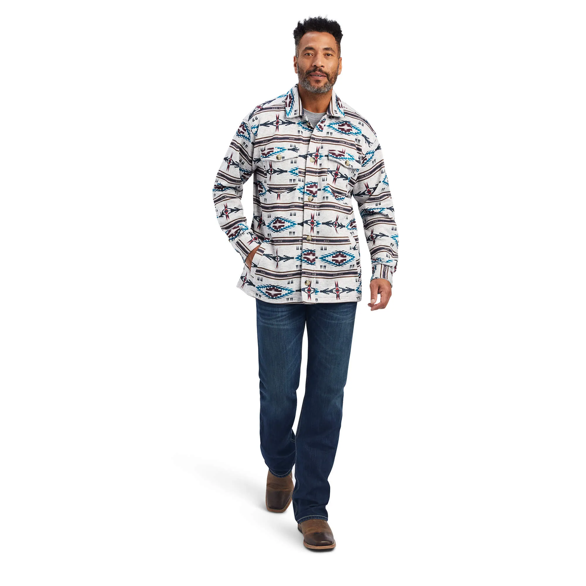 Ariat: Caldwell Printed Shirt Men Jacket