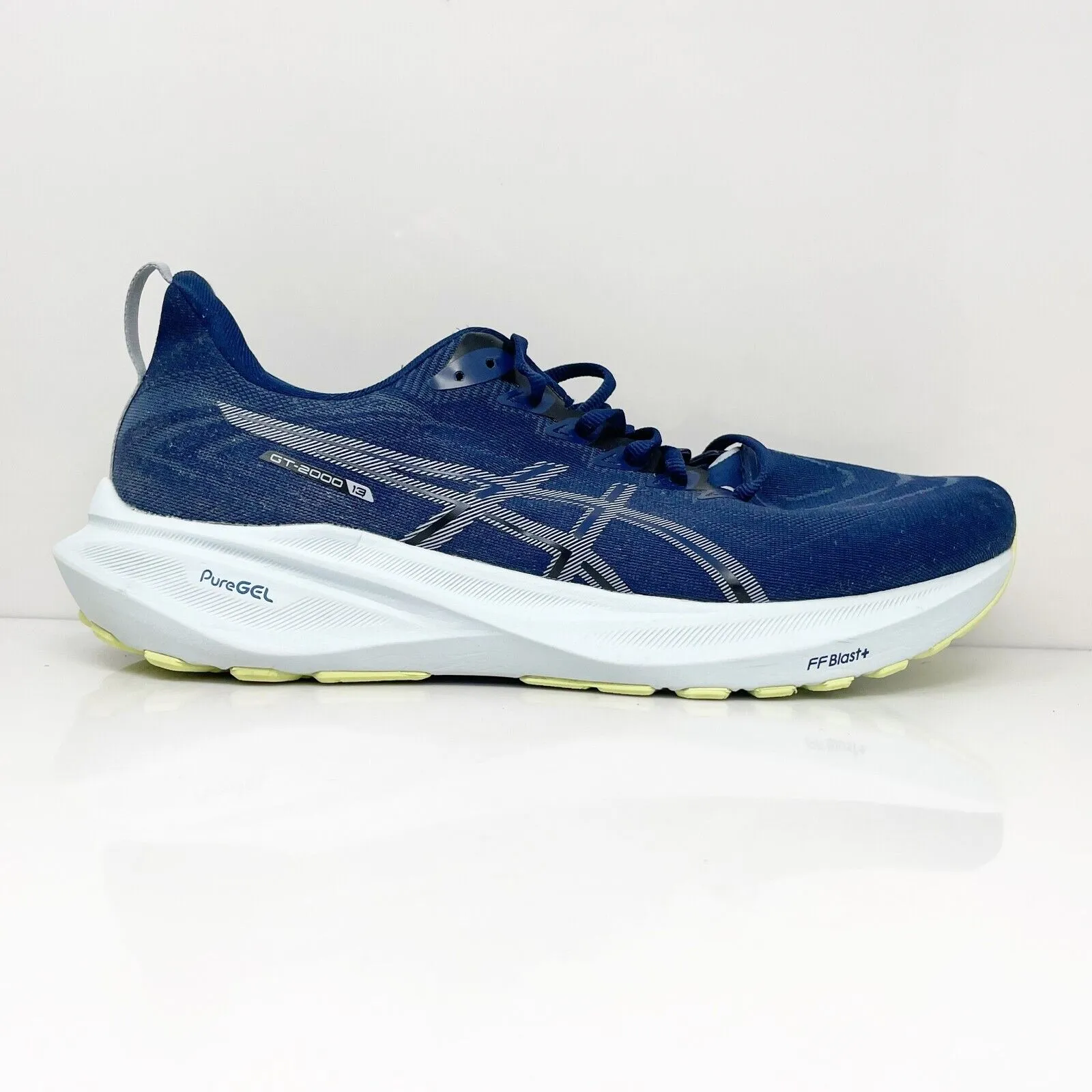 Asics Mens GT 2000 13 1011B861 Blue Running Shoes Sneakers Size 12