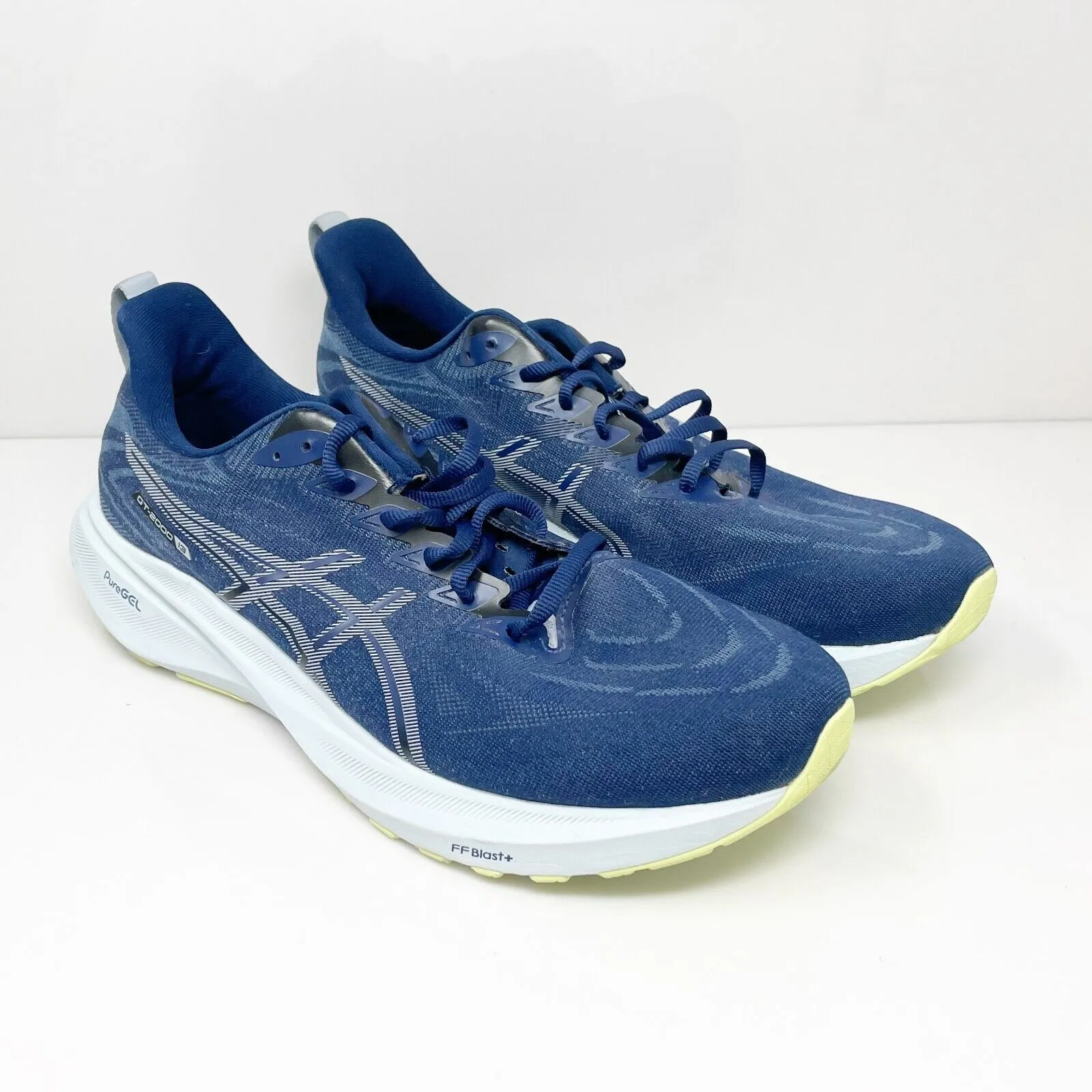 Asics Mens GT 2000 13 1011B861 Blue Running Shoes Sneakers Size 12