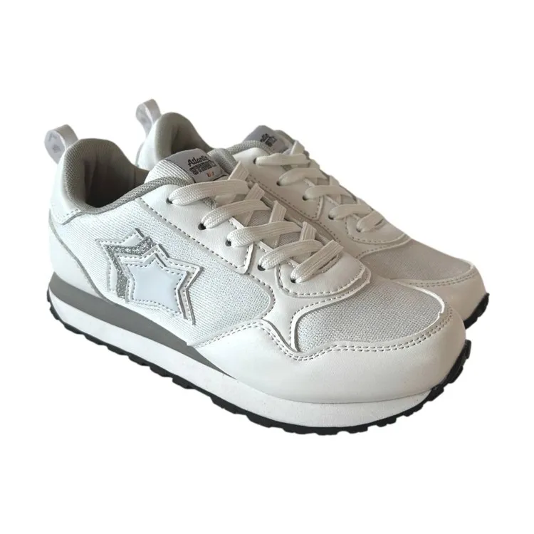 Atlantic Star DARREL128 Sneakers Ragazza Stringate Bianco