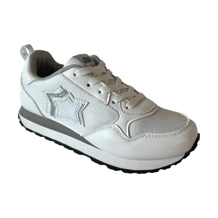 Atlantic Star DARREL128 Sneakers Ragazza Stringate Bianco