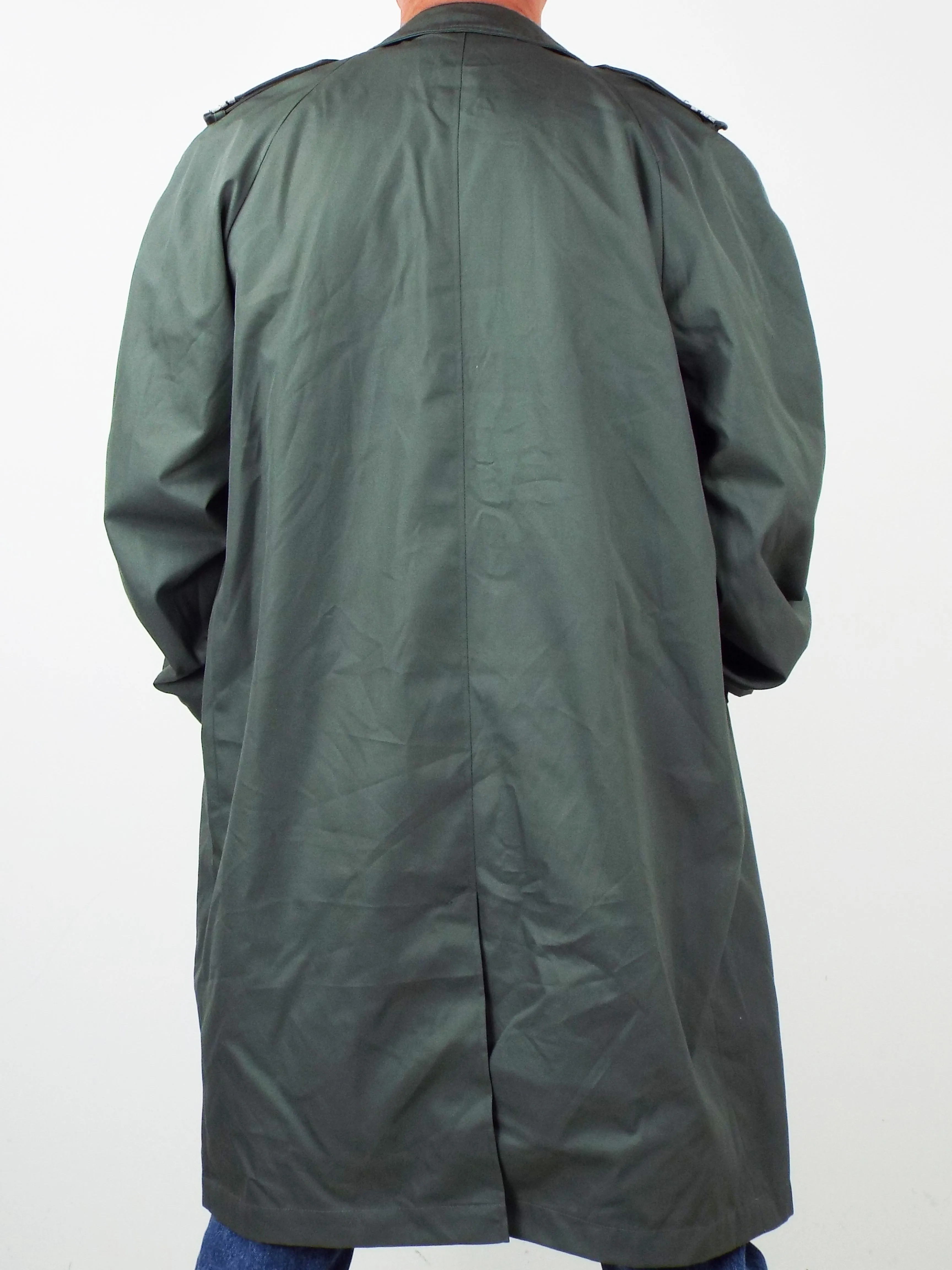 Austrian Grey Full Length Rain Coat - Gaberdine - Army Surplus