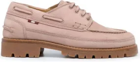 Bally Traper leather moccasins Pink