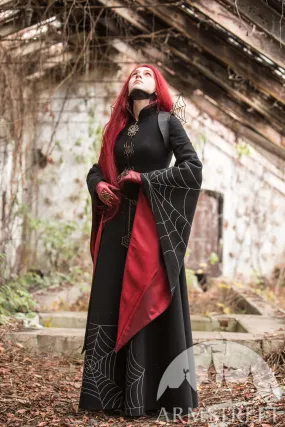 Black Witch Coat “Spiderweb”