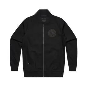 Blacked Out Faded Bomber Work Jacket