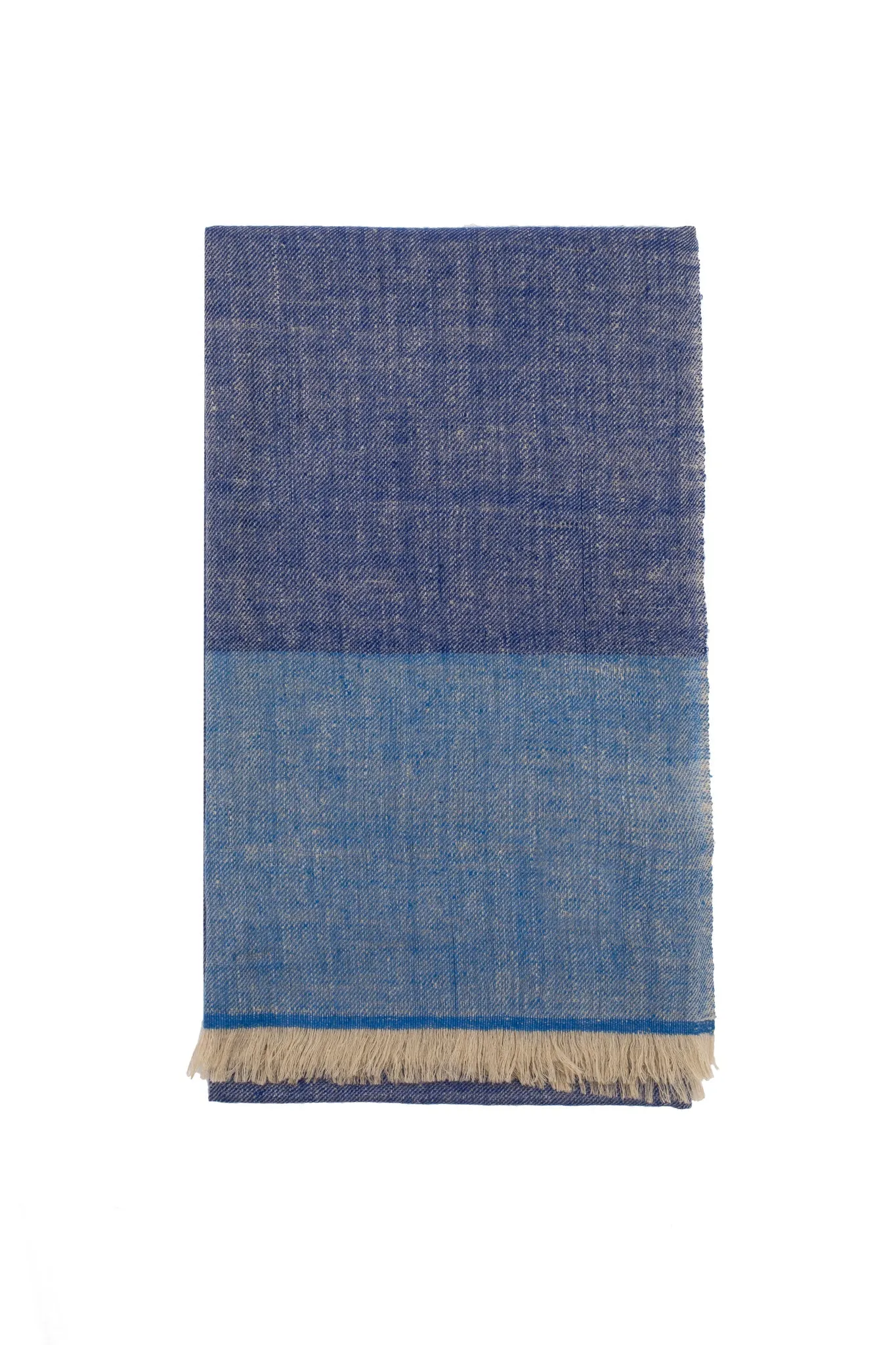 Blue Cashmere Scarf