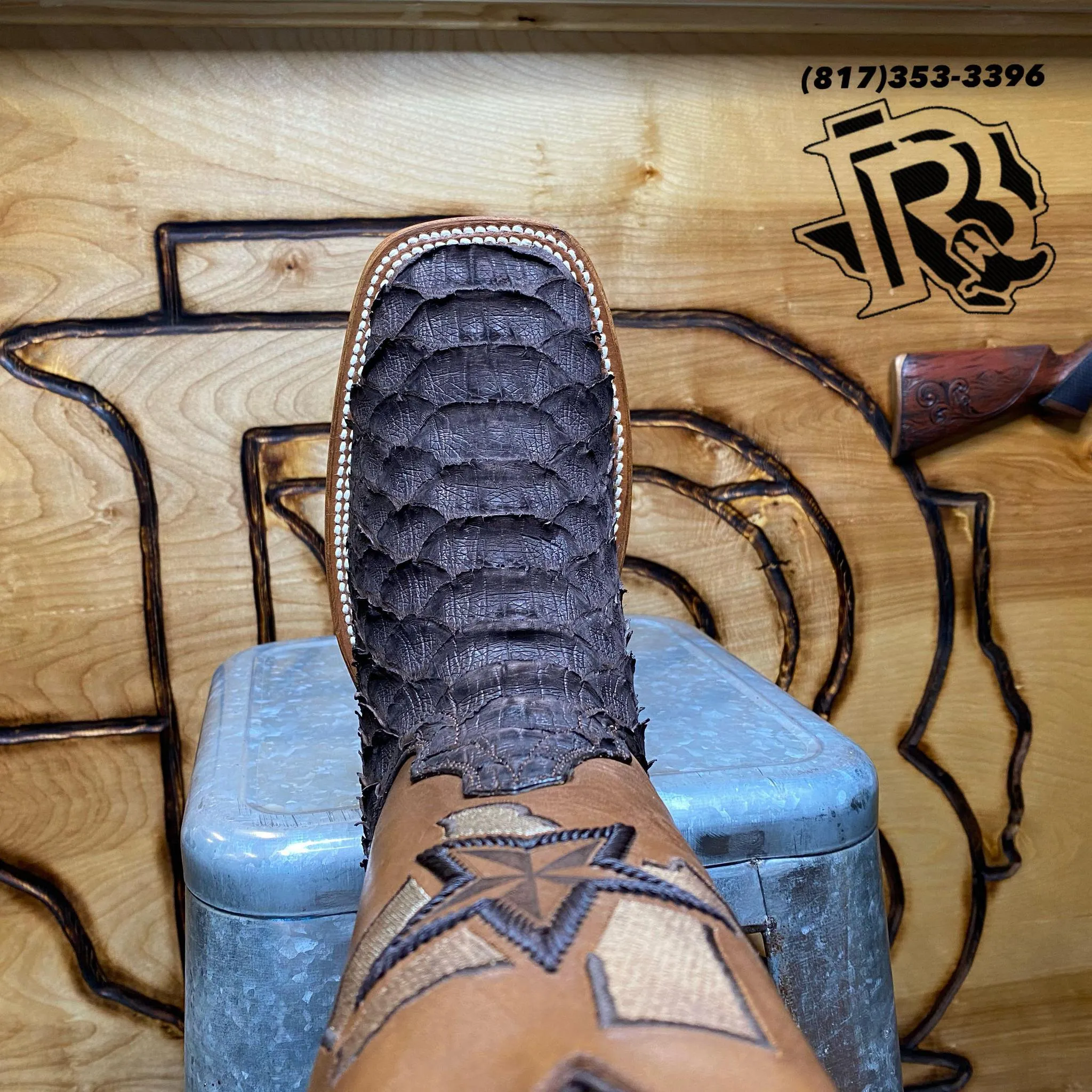 BR BROWN TEXAS EDITION 15 FOOT PITON ORIGNAL BOOTS