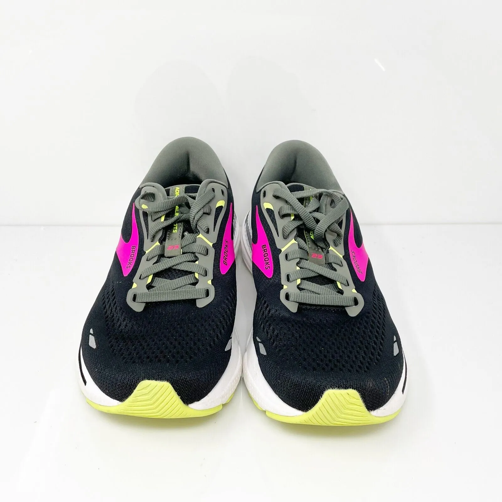 Brooks Womens Adrenaline GTS 23 1203811D037 Black Running Shoes Sneakers 8.5 D