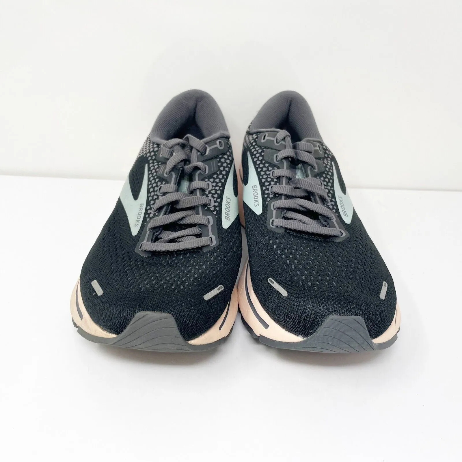 Brooks Womens Ghost 14 1203561B026 Black Running Shoes Sneakers Size 8 B