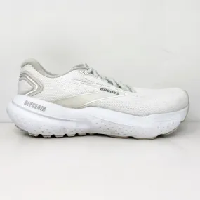 Brooks Womens Glycerin 21 1204081B151 White Running Shoes Sneakers Size 7.5 B