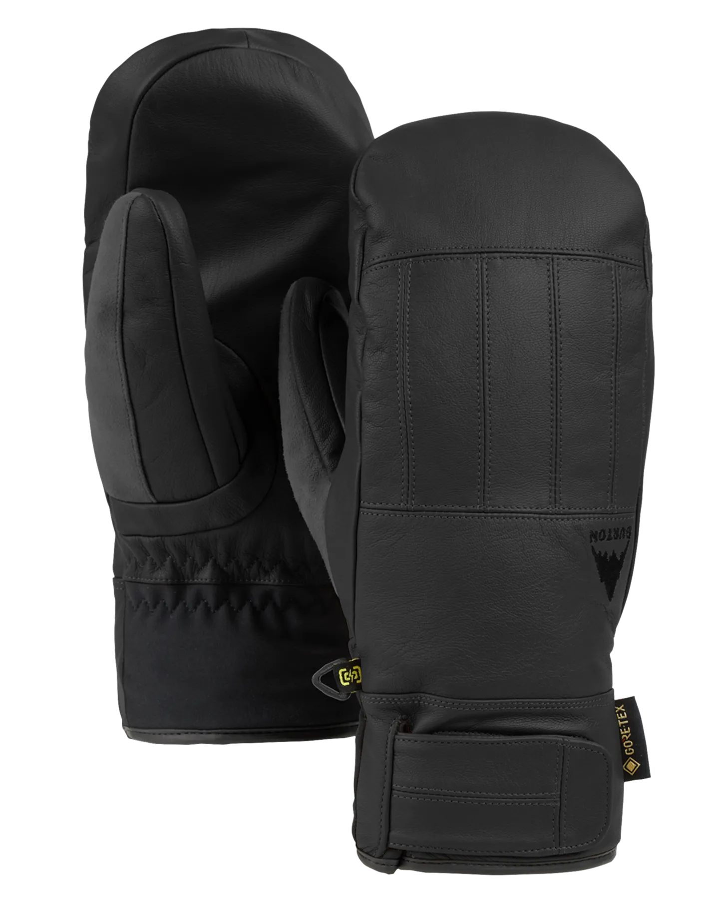 Burton Men's Gondy Gore-Tex Leather Snow Mittens - True Black | Shop Gloves & Mittens at Trojan Wake Ski Snow & Snow