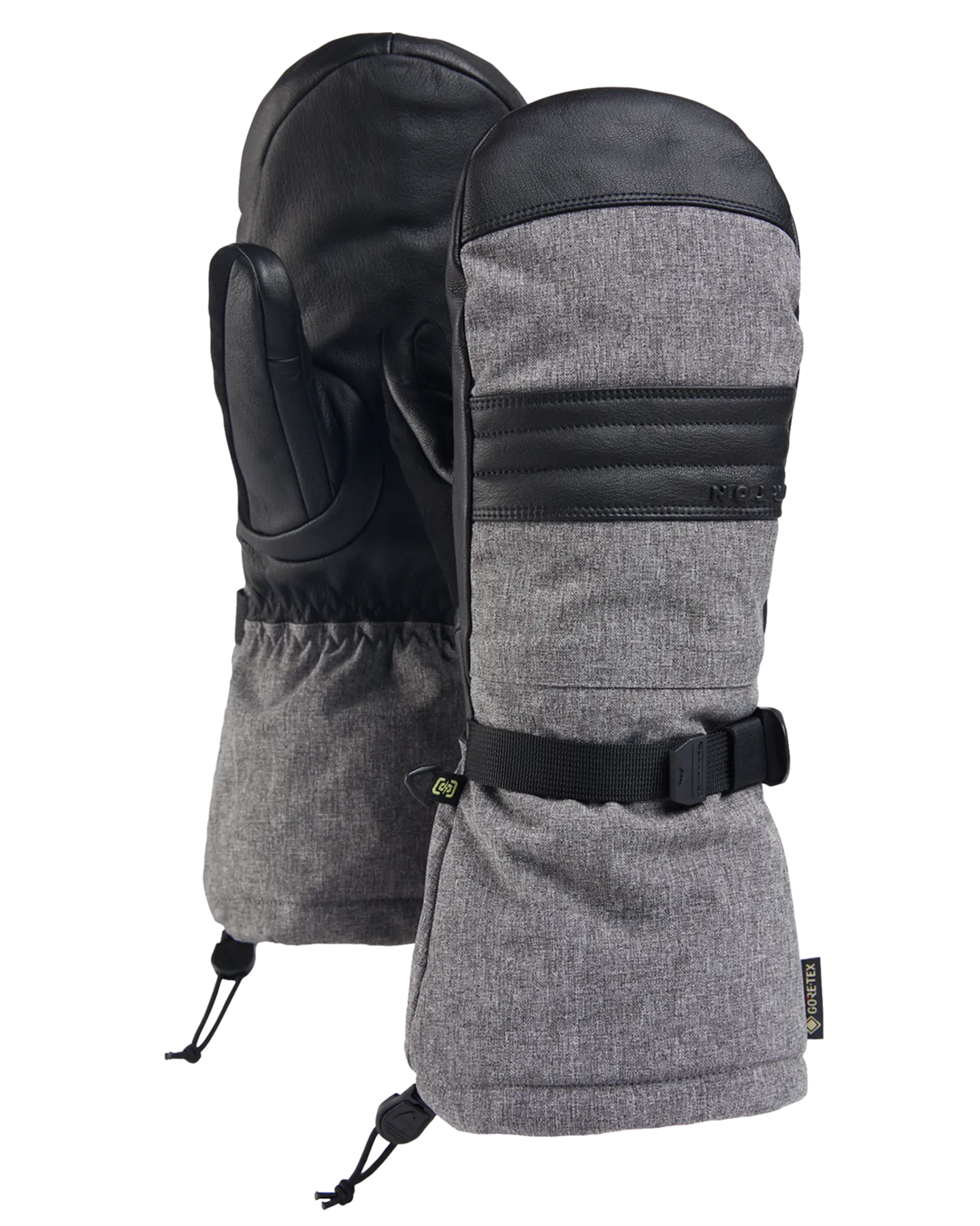 Burton Men's Warmest Gore-Tex Snow Mittens - Gray Heather | Shop Gloves & Mittens at Trojan Wake Ski Snow & Snow Ski