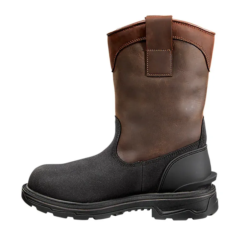 Carhartt IRONWOOD INSULATED 11 ALLOY TOE WELLINGTON 11W Brown Oil Tanned/Black Coated