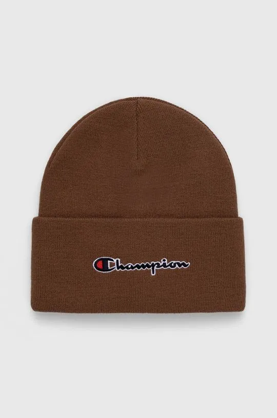 Champion beanie brown color