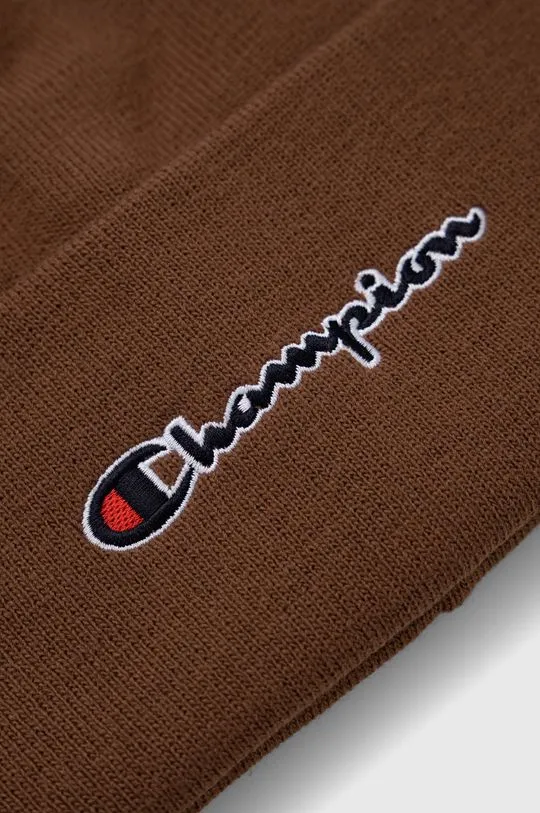 Champion beanie brown color