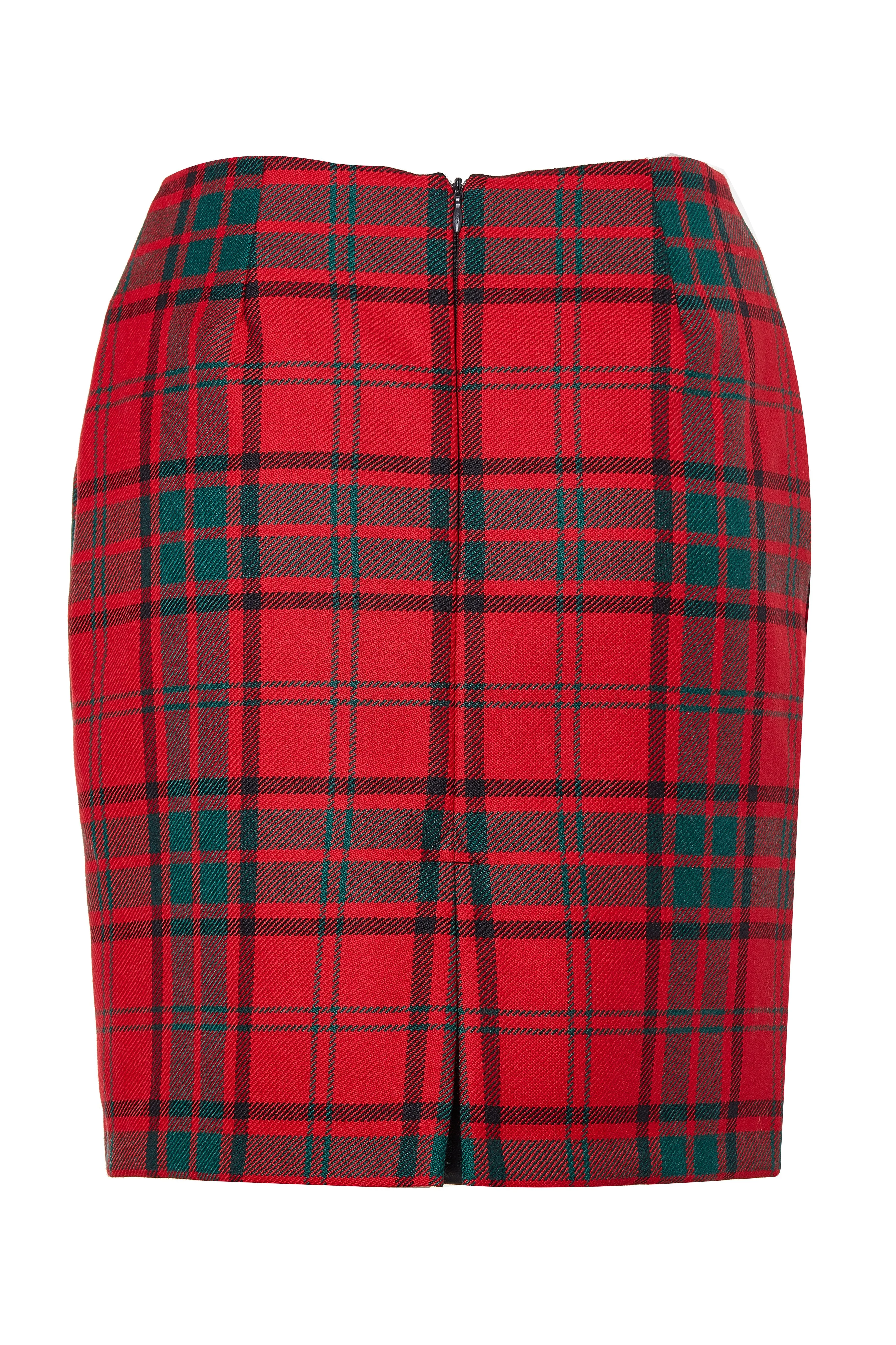 Chelsea Skirt (Red Tartan)