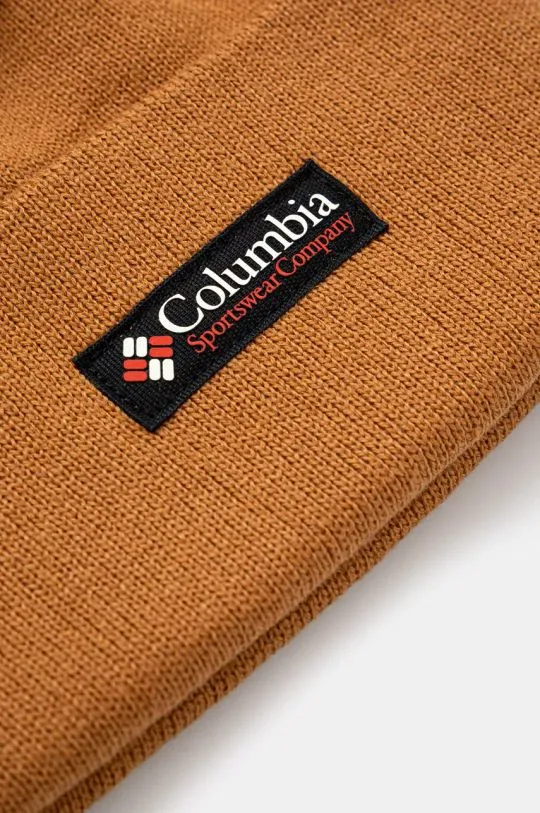 Columbia beanie City Trek Heavyweight brown color