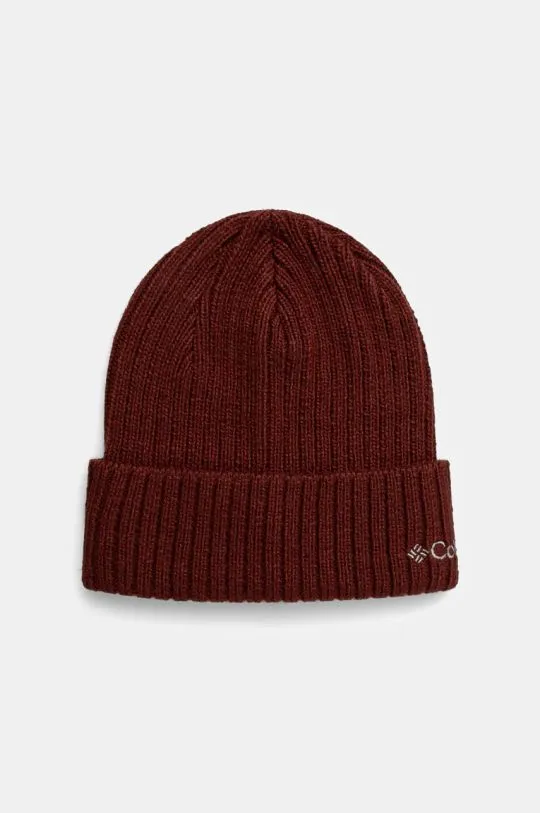 Columbia beanie Watch Cap maroon color 1464091