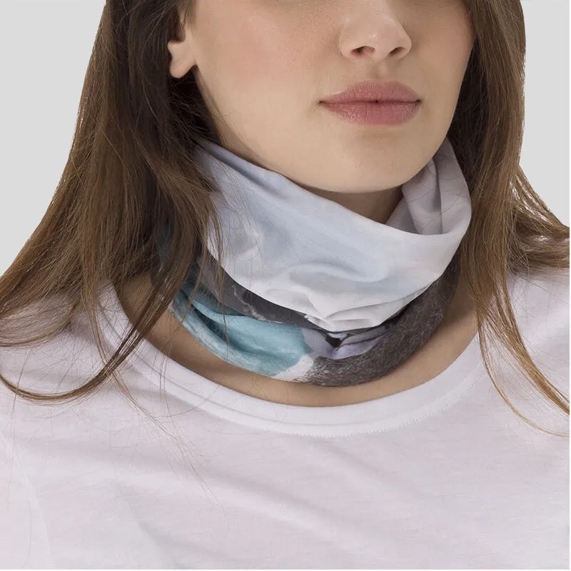 Customise Neck Scarf. Printed Neck Warmer Tube Scarf Snood