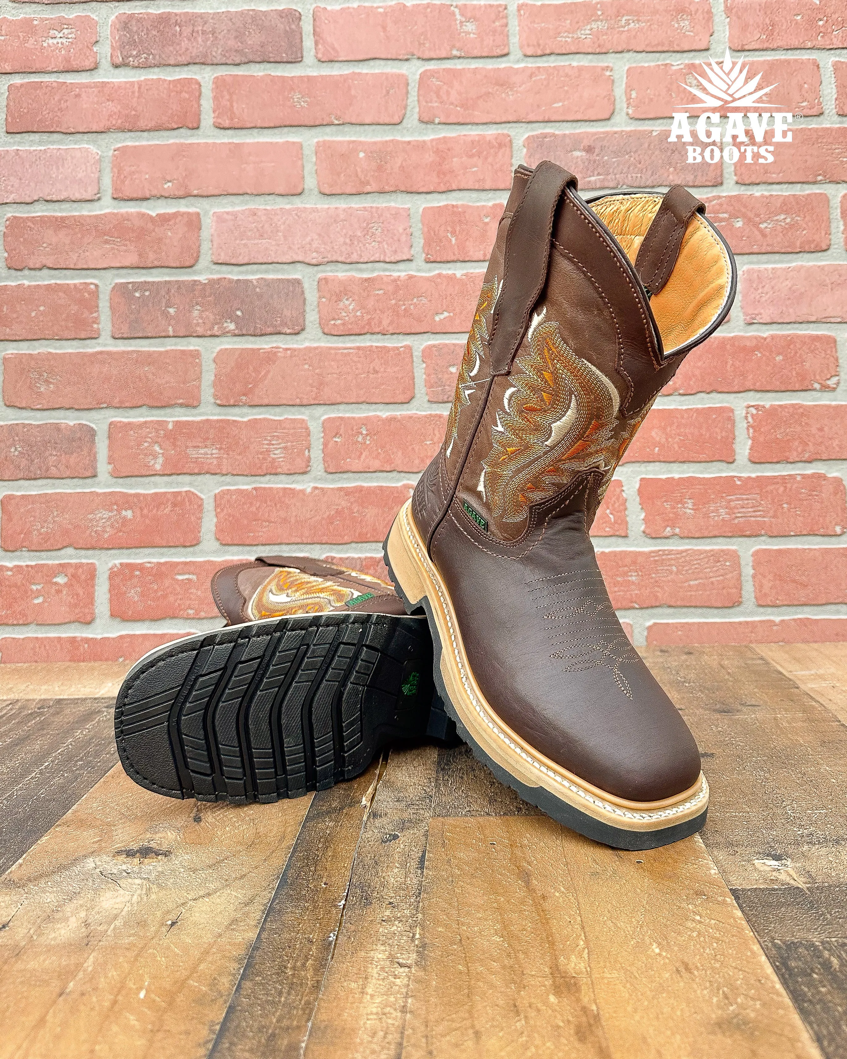 DARK BROWN (SOFT TOE) | MEN WORK BOOTS