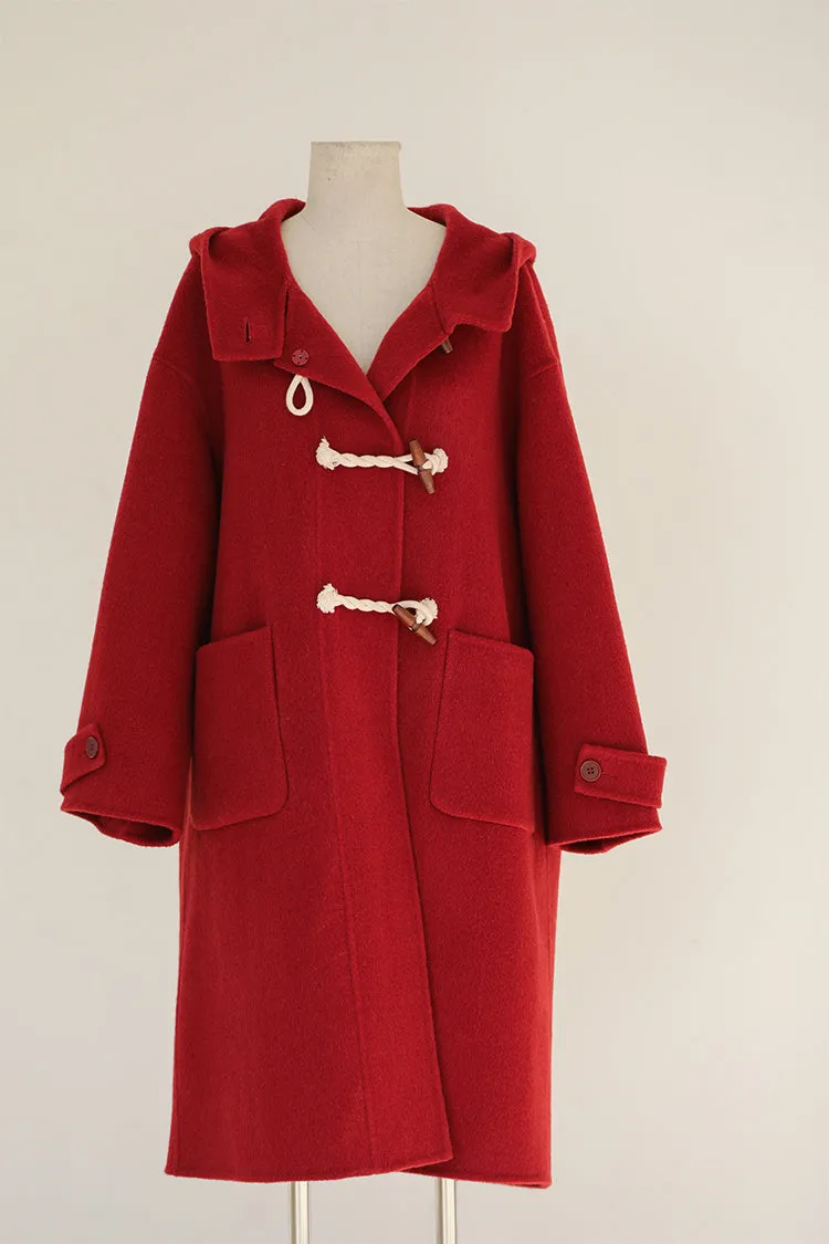 Double Faced Woolen Coat Women