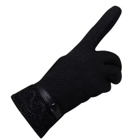 Fashion Cotton Wrist Gloves Womens  Warm Gloves Female 5 Colors SM6