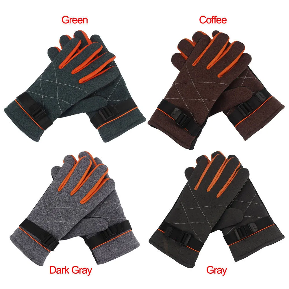 Feida Genuine Leather Gloves Men Handmade Real Sheepskin Gloves Men Glove