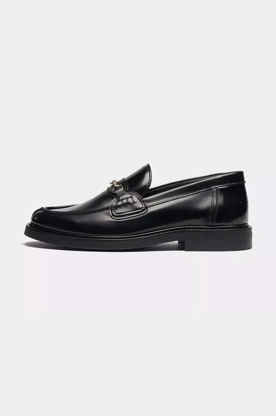 Filling Pieces leather loafers Loafer Polido women's black color 44233191847