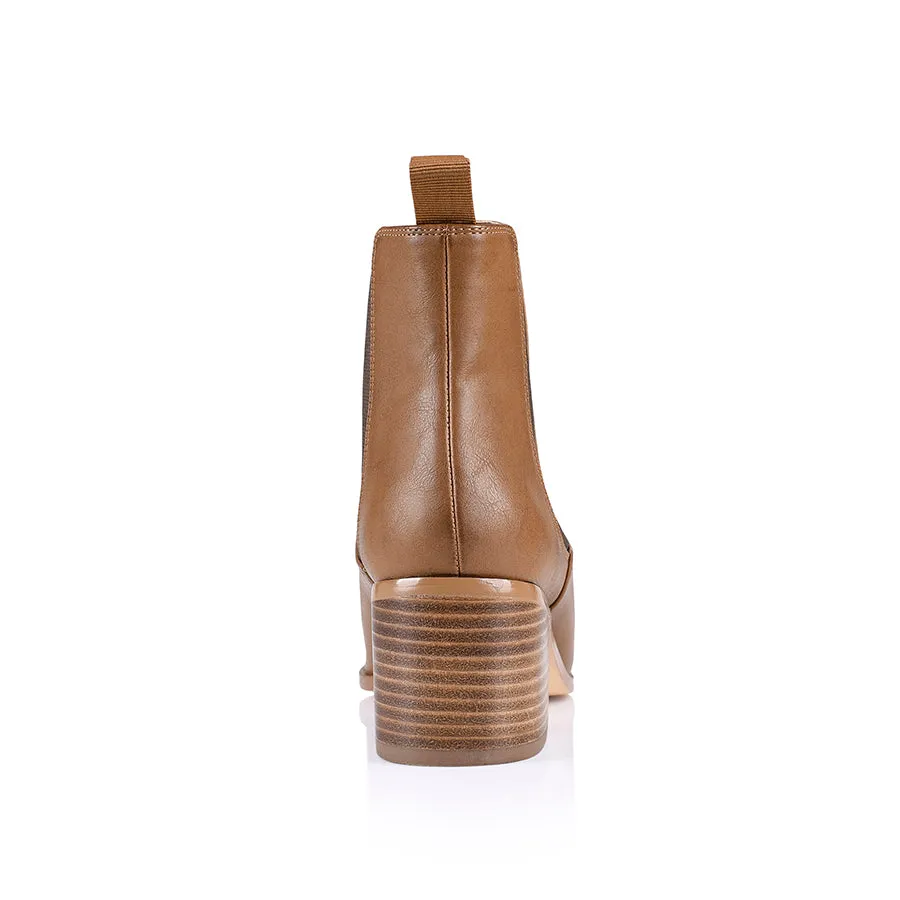 Filo Chelsea Ankle Boots - Tan Softee