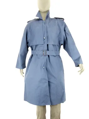 French Military Police Blue Rain Coat - Ladies - Unissued