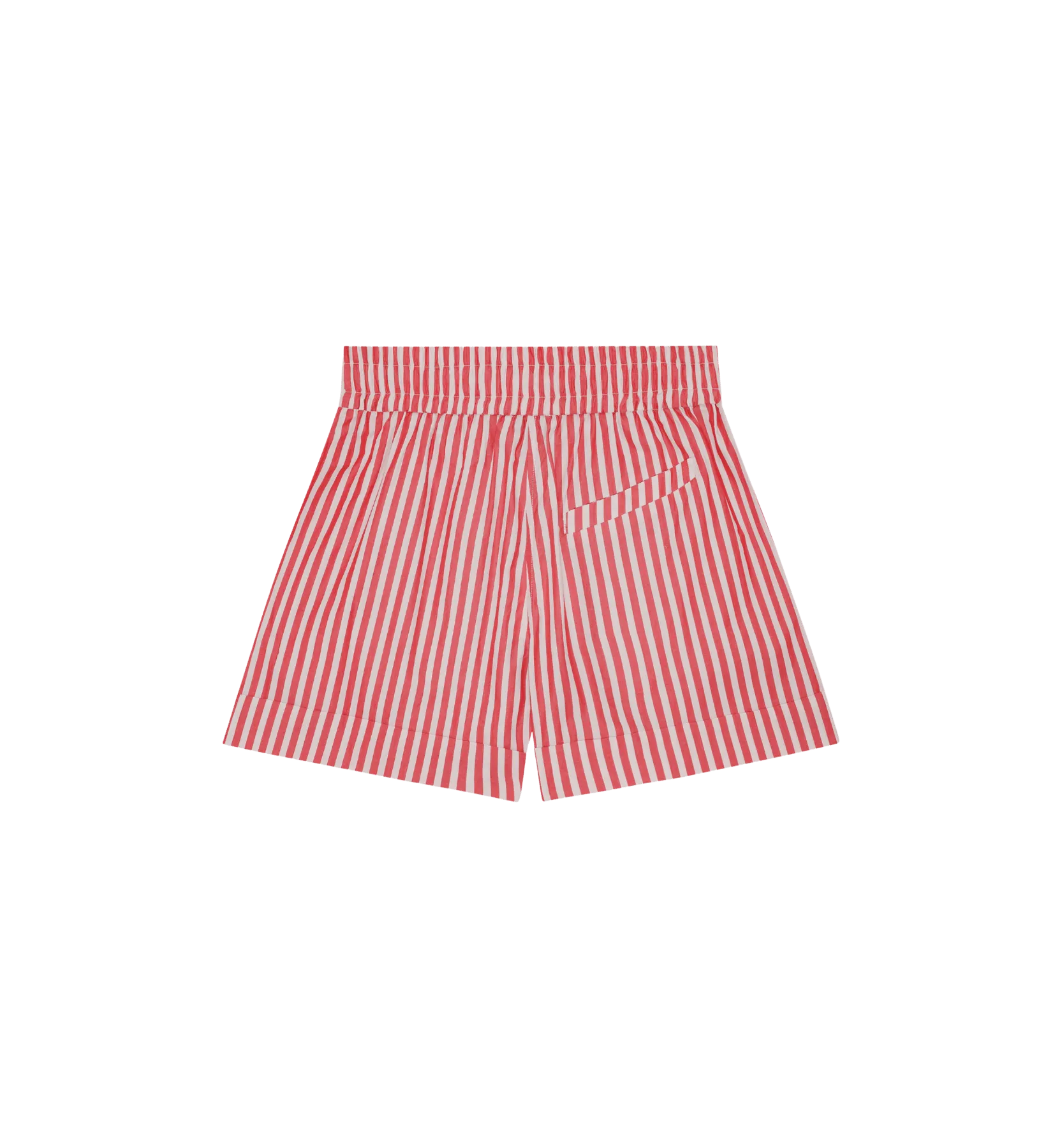 GANNI Red Stripe Shorts