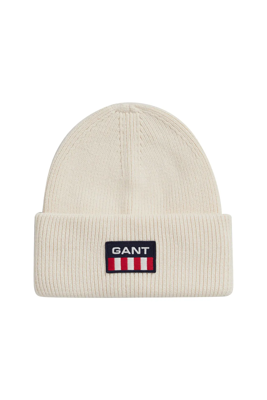 Gant Unisex Retro Shield Beanie Eggshell