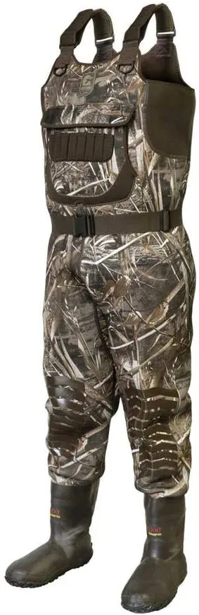 Gator Waders Mens Realtreee Max-5 Shadow Series Neoprene Waders - Stout 14