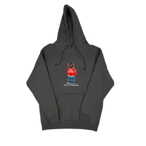 Grey Charcoal FTP Bear Hoodie - Medium