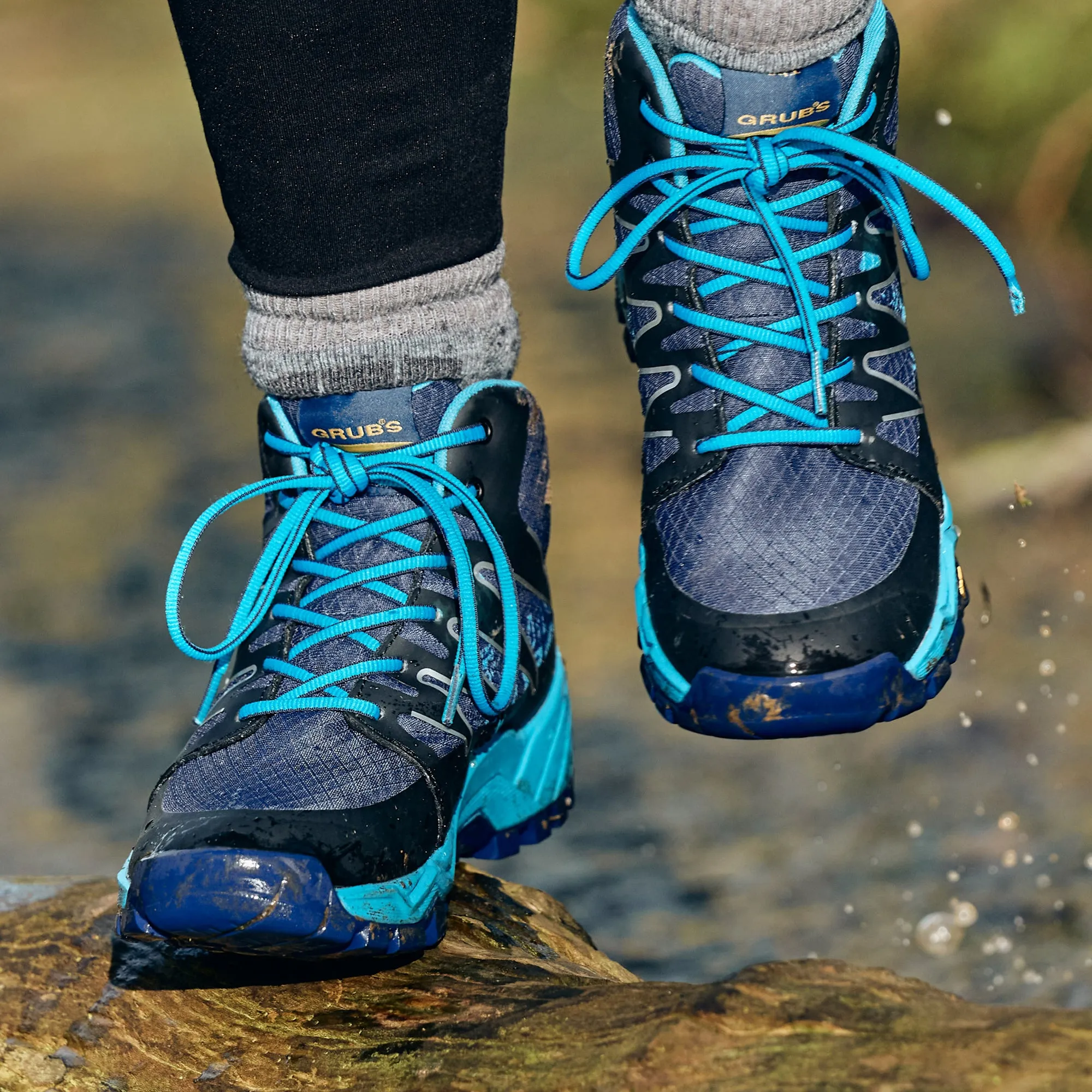 Grubs Boots Explore Unisex Walking Boots - Blue