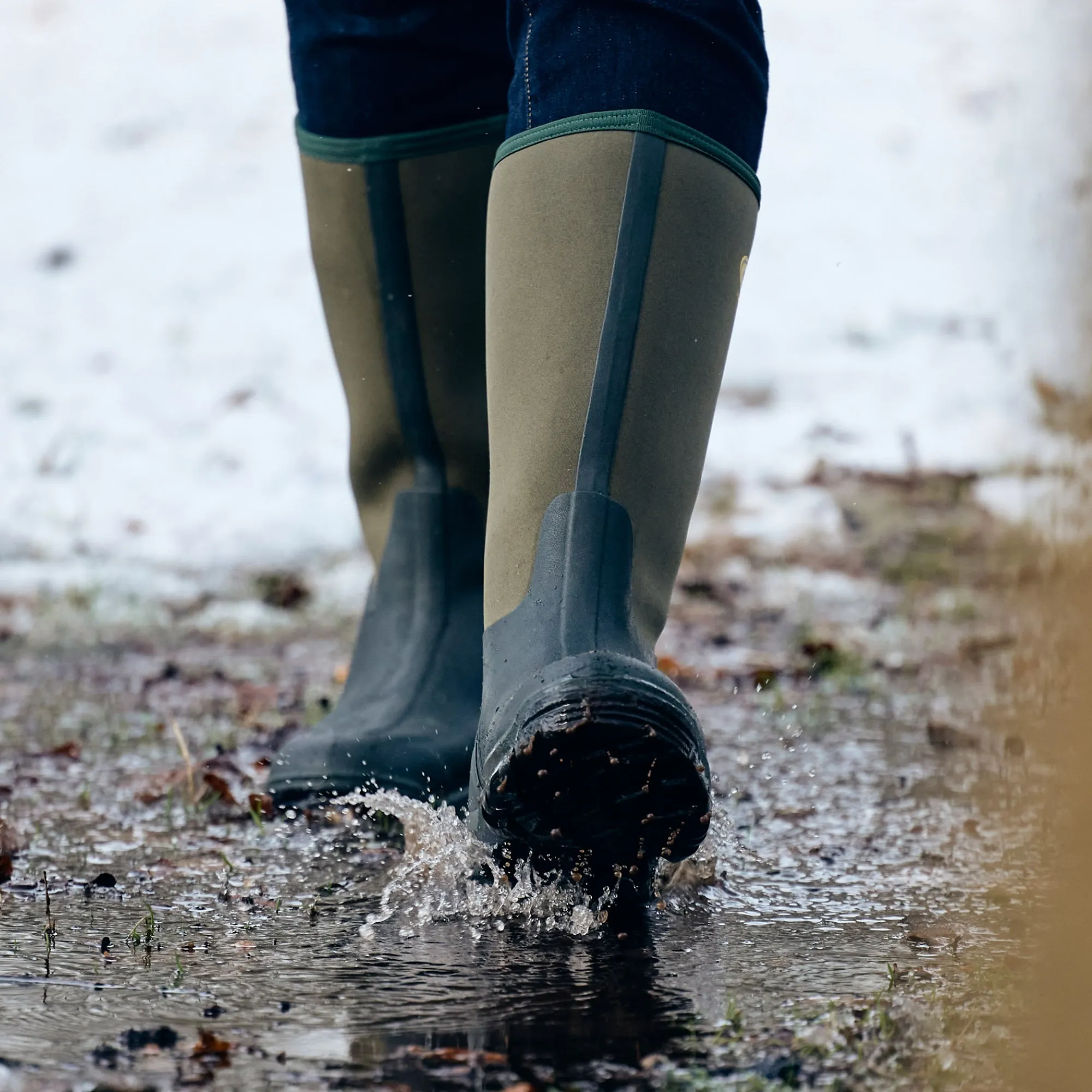 Grubs Boots Frostline Unisex Classic Wellies - Green