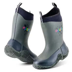 Grubs Boots Muddies Icicle Wellies Kids - Grey