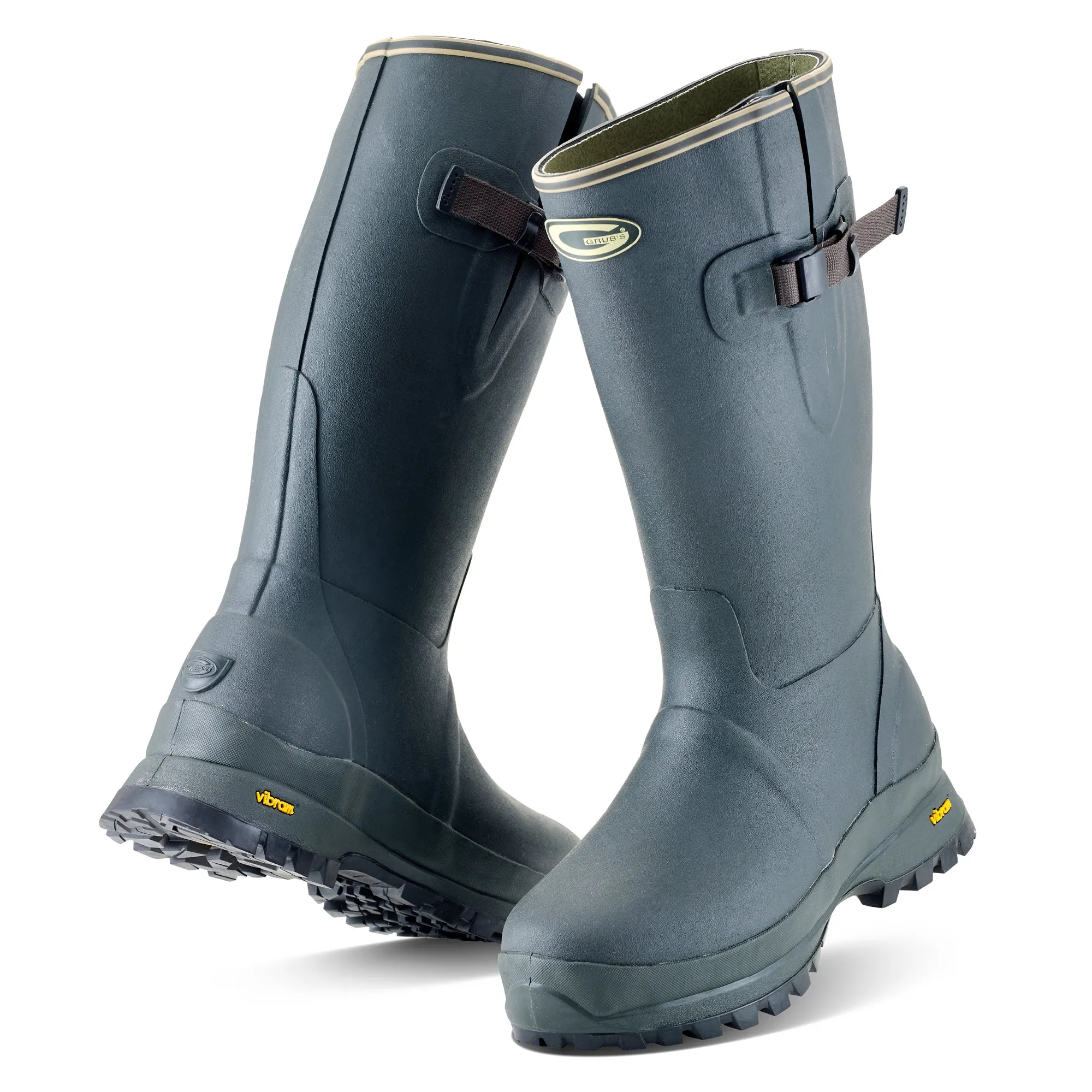 Grubs Boots Speyline Wellies Mens - Green