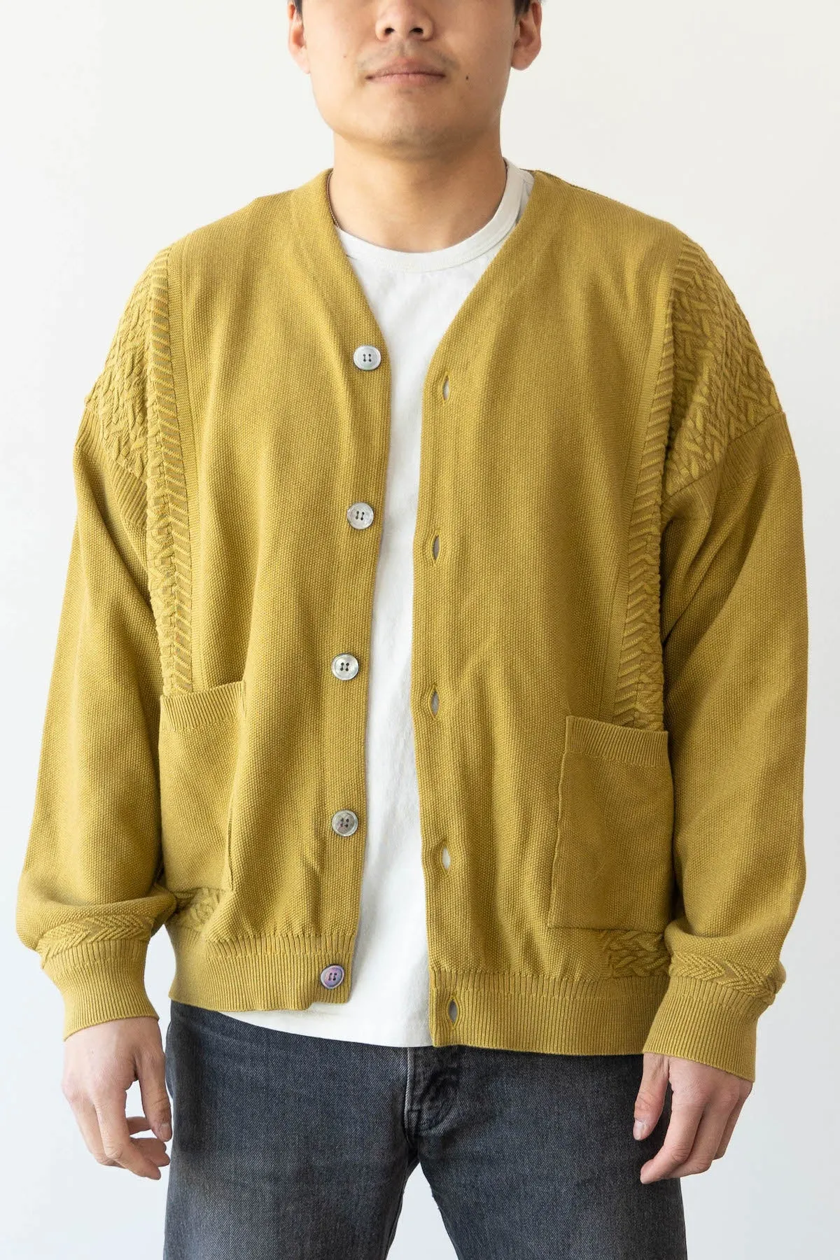 Hanaikada Cardigan - Citron