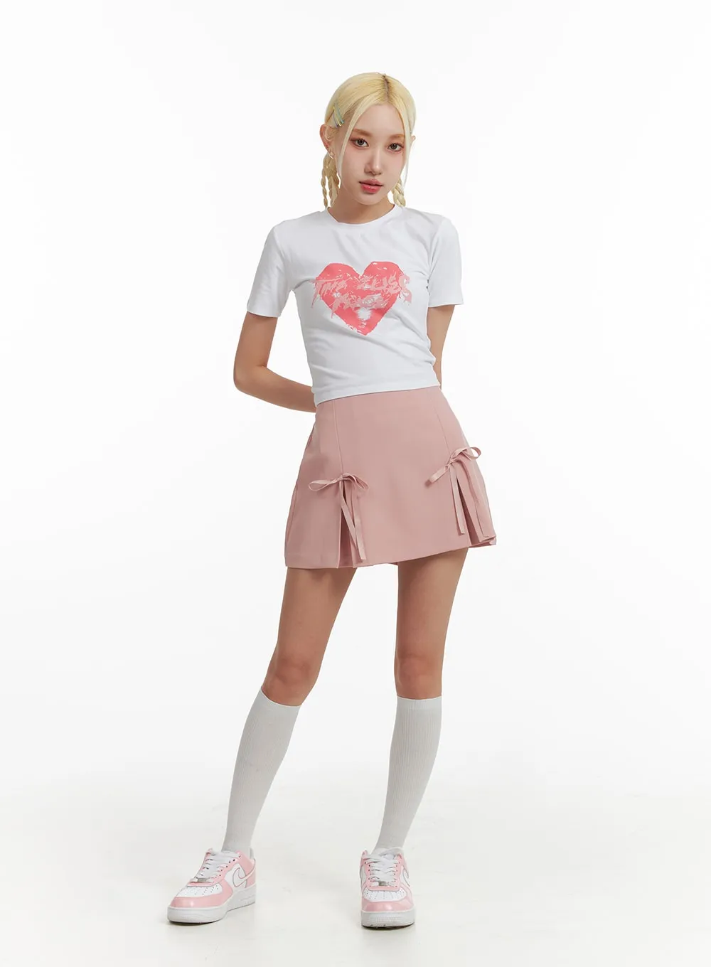 Heart Graphic T-Shirt IF408