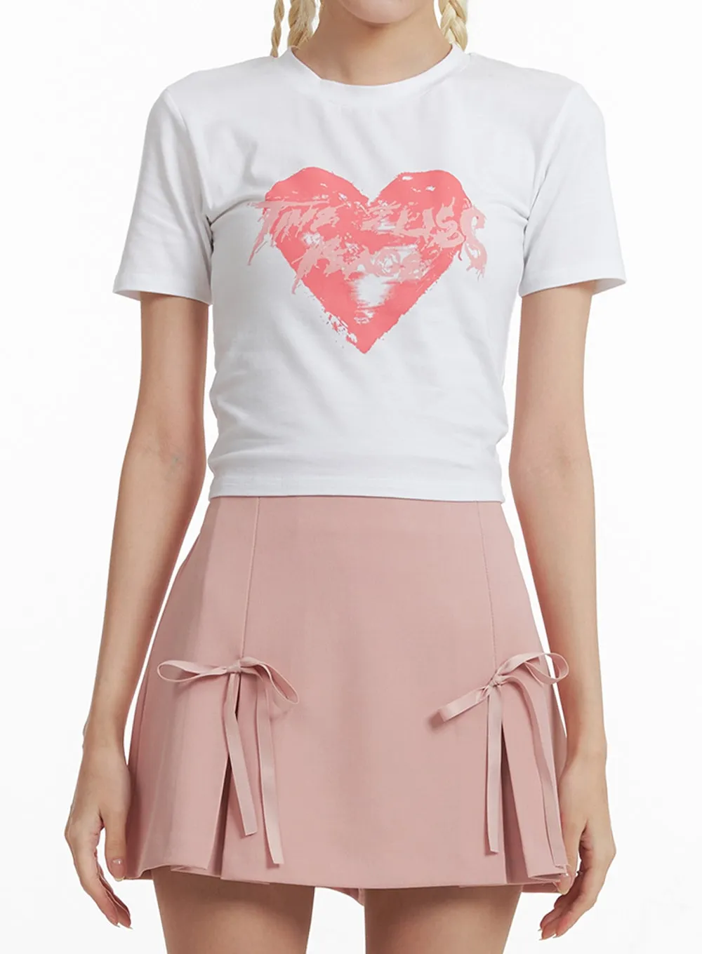 Heart Graphic T-Shirt IF408