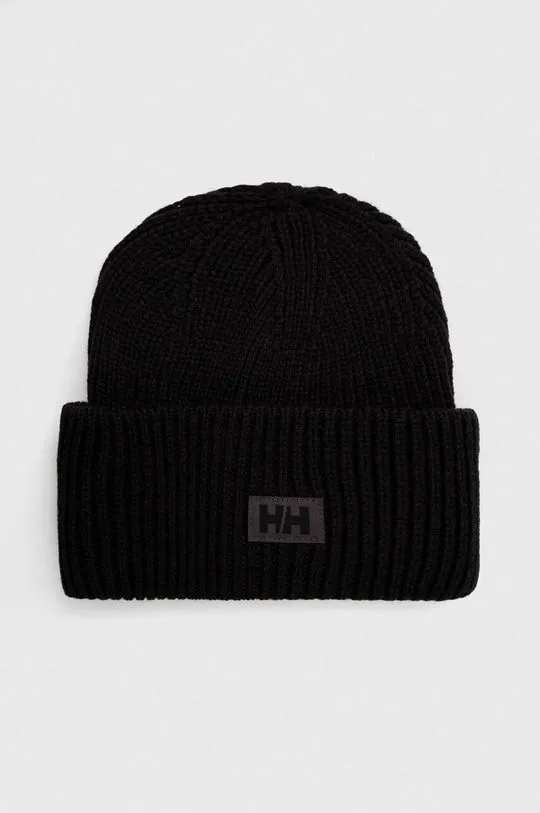 Helly Hansen beanie HH RIB BEANIE black color 54020